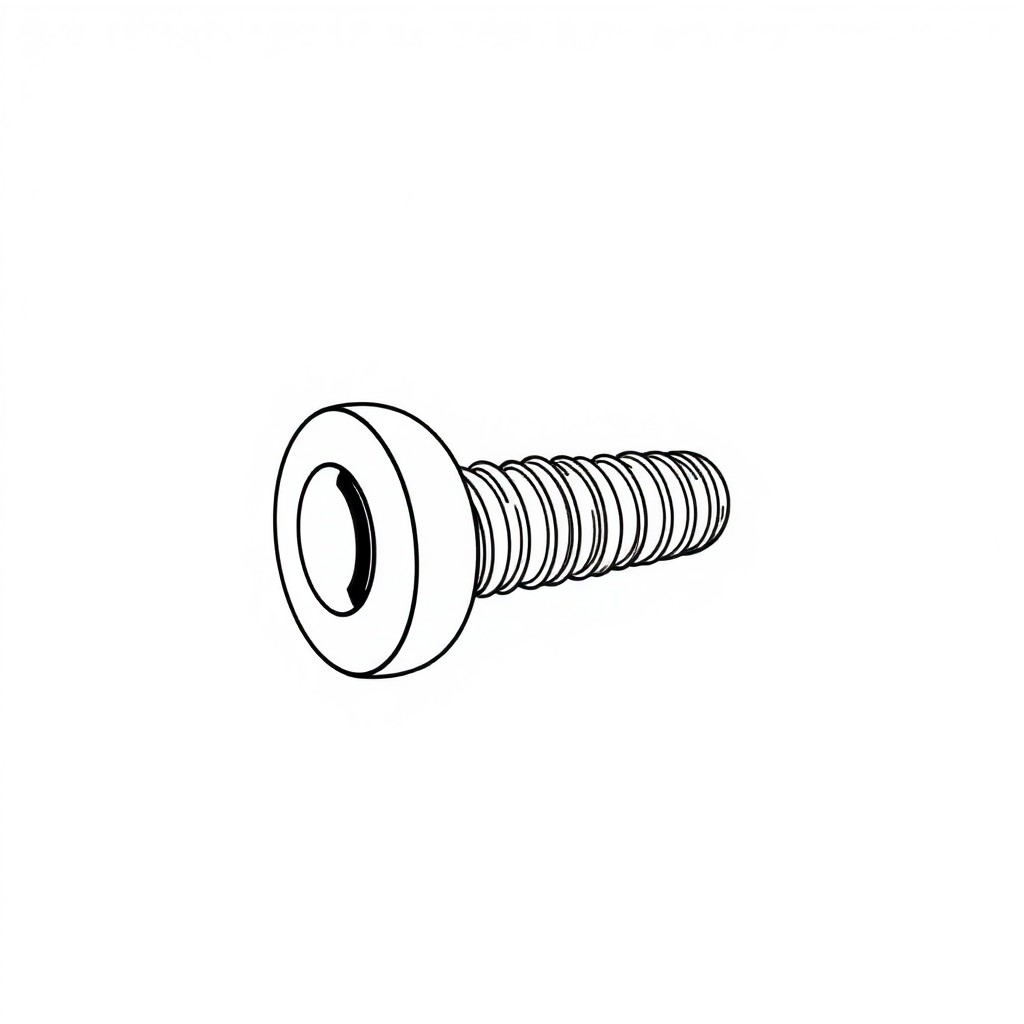 Button Cap Screw, SS316, c/w NUT,DFW/SW, M6 x 30 (BN-00346)