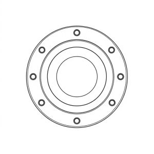 Thrust Plate PN: 391-2185-975 (HP-D0204)