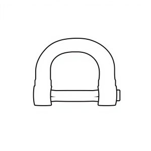 3/8'' S/Steel D-Shackle (OH-00128)