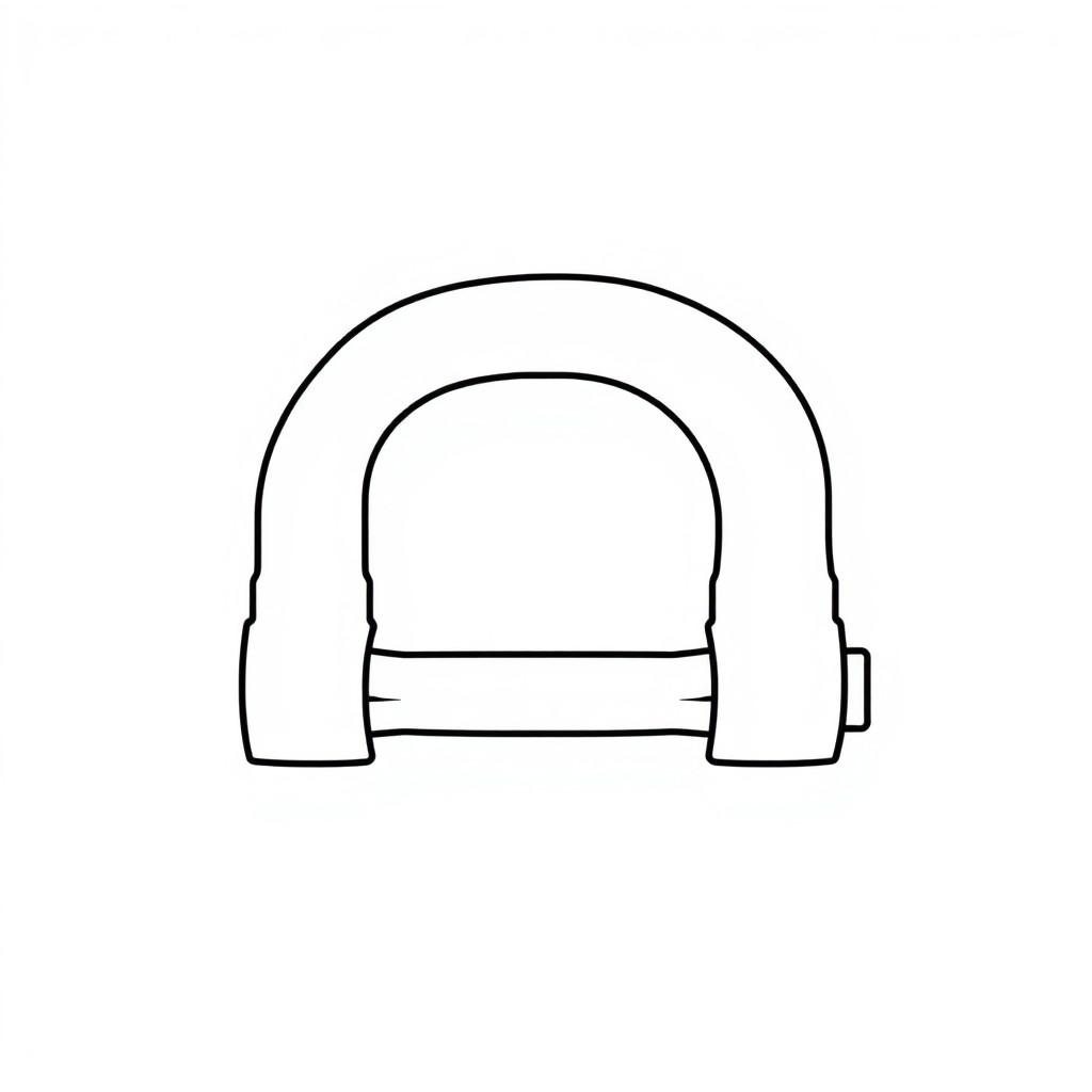 3/8'' S/Steel D-Shackle (OH-00128)