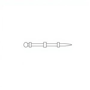 SS 316 Roller Ball Uncoated Cable Tie, 150mm x 4.6mm (OH-00060)