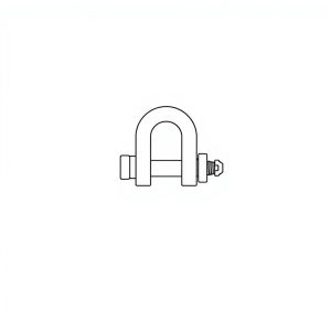Safety Pin Bolt & Nut Type Bow Shackle -4.75MT (S4B11)