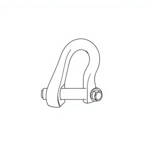 Safety Pin Bolt & Nut Type Bow Shackle - 8.5MT (SBBOB)