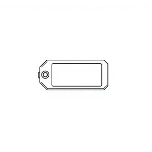 Aluminium Tag PN:1692T55 (OH-00211)