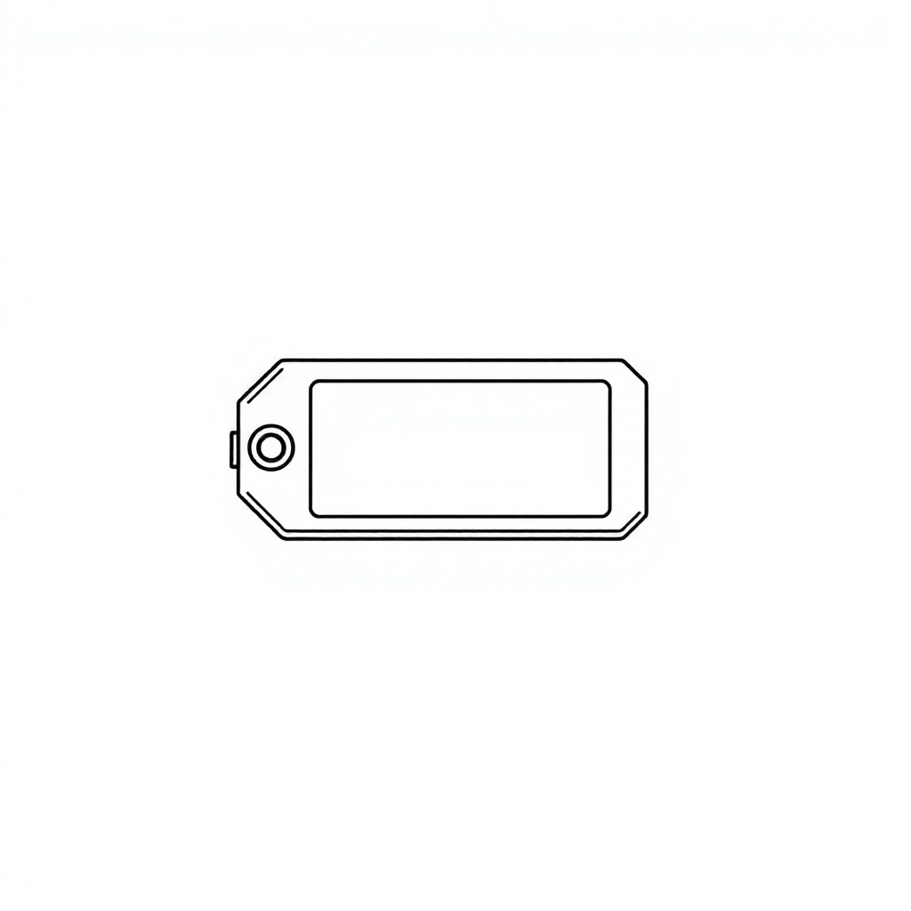 Aluminium Tag PN:1692T55 (OH-00211)