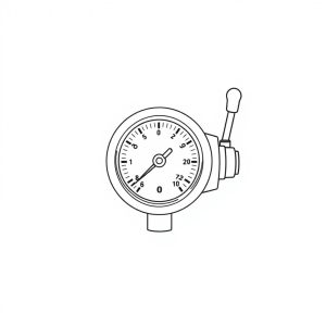 Hydraulic Oil LEver Gauge PN: SNK-254-V-C-T1-12-R (CP-00451)