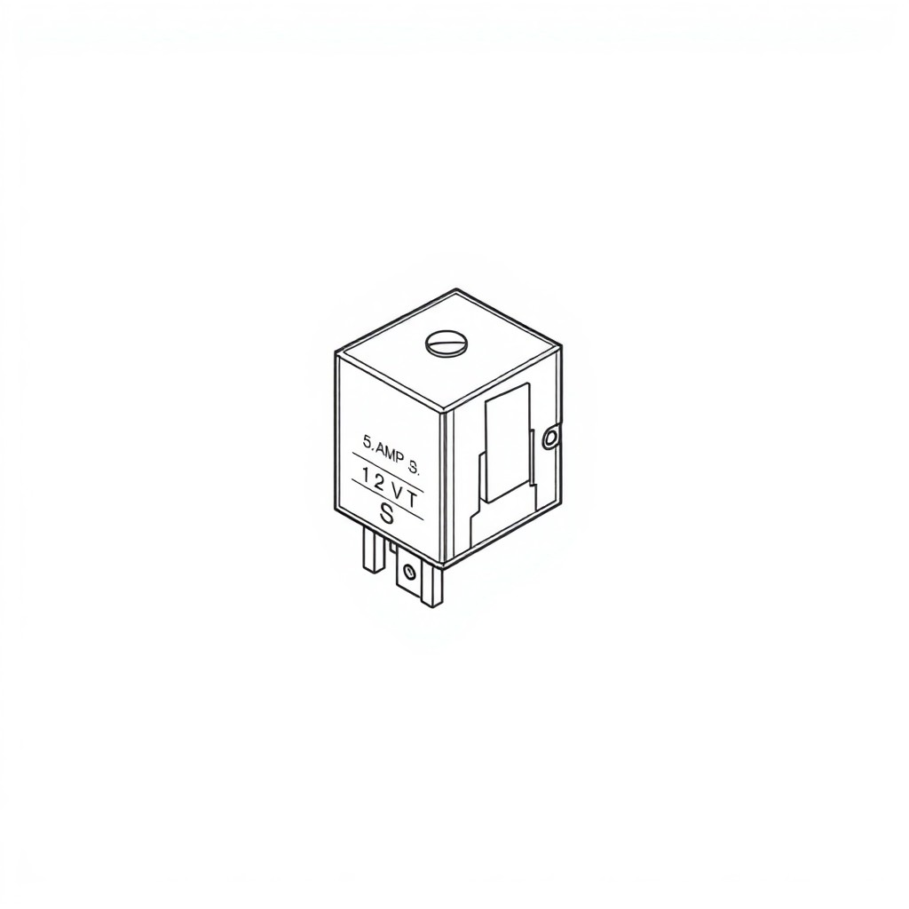 Relay, 12 Volt, 5AMP PN: GR2-2-SNDI (S) (EL-00351)