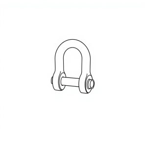 Shackles bolt-Type c/w Safety Pin G2130, 2T (OH-01589)