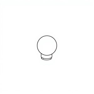 Ball Knob PN: M12 x OD 50mm (OH-00368)