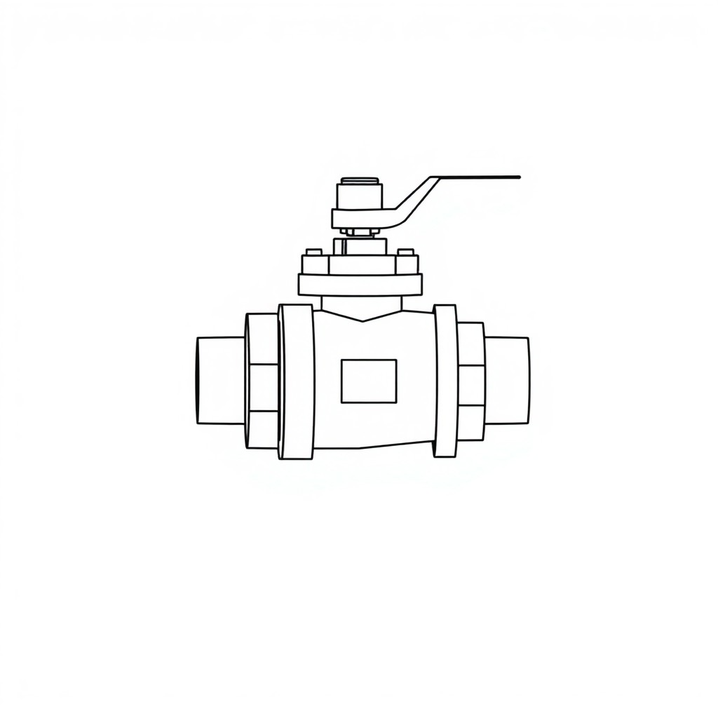 Ball Valve, S/steel, 1" NPTF (CP-04999)