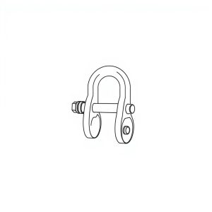 Safety Pin Bolt & Nut Type Bow Shackle - 9.5MT (S9B03)