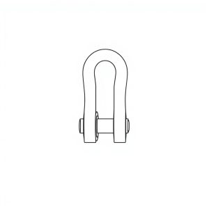 Safety Pin Bolt & Nut Type Bow Shackle -  2.0MT (S2B01)