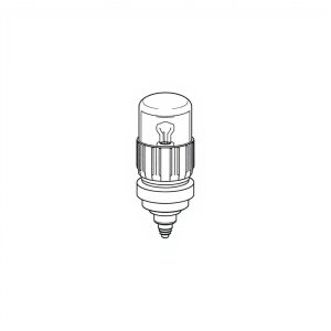 Telemecanique M20 Indicator Light c/w Base, Bulb 24VDC, 3Wat (EL-00068)