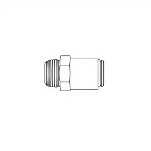 1/4" Nptf x 6mm Tube In Fitting Str (HF-00214)