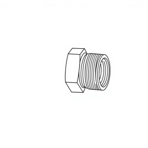 Adapter, Hyd, 90 Deg Elbow, 3/8" JIC(F) x 3/8"  JIC(M) (HF-00105)