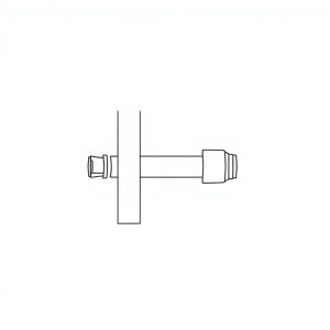 Safety Pin Bolt & Nut Type Bow Shackle -  8.5MT (S8B03)