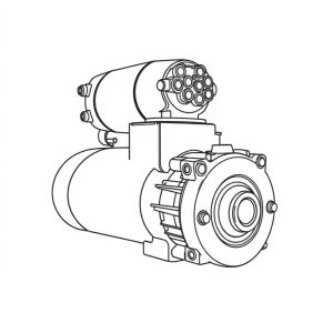 Starter Bendix PN: 03-175 (CP-00477)