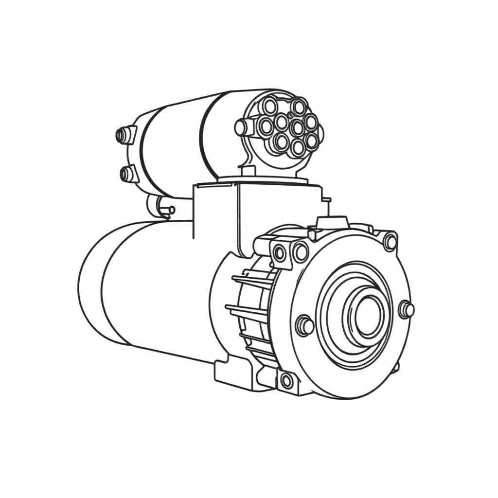 Starter Bendix PN: 03-175 (CP-00477)