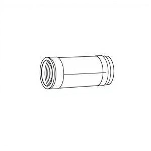 Hose assy 8 in long - PN: 13710 (BR-00029)