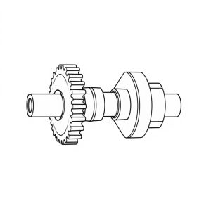 Planet Gear Shaft-CH22 - PN: 23268 (BR-00106)