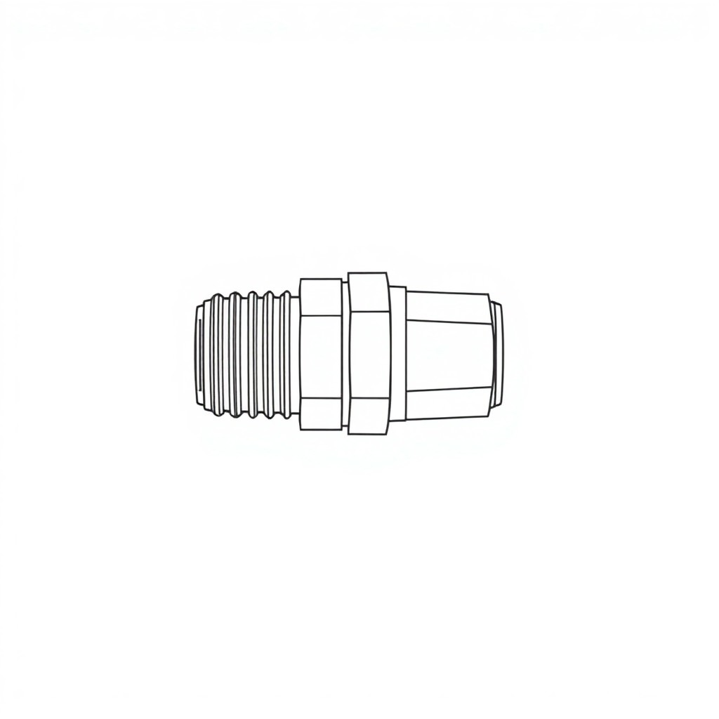 1/2" NPT (M) X 5/8" UNF (F) (EL-00388)