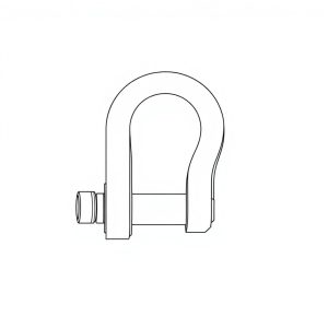 Safety Pin Bolt & Nut Type Bow Shackle - 8.5MT (S8B11)