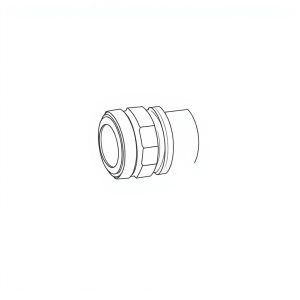 HAWKE 501/453/UNIV/B/M25 BRASS NICKEL PLATED CABLE GLAND (EL-00252)
