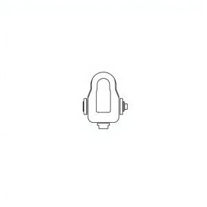 Safety Pin Bolt & Nut Type Bow Shackle - 6.5MT (S6B04)