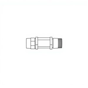 Adapter, Tee, 1/2" x Jic(M) x 1/2" jic(F) x 1/2" jic(M). (HF-00220)