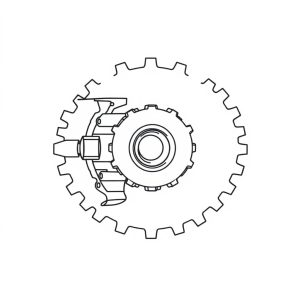 SHAFT - GEAR - PN:  21048 (BR-00046)