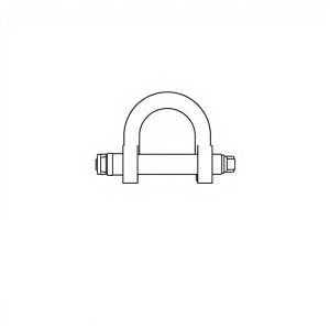 Safety Pin Bolt & Nut Type Bow Shackle - 12.0MT (S12B06)