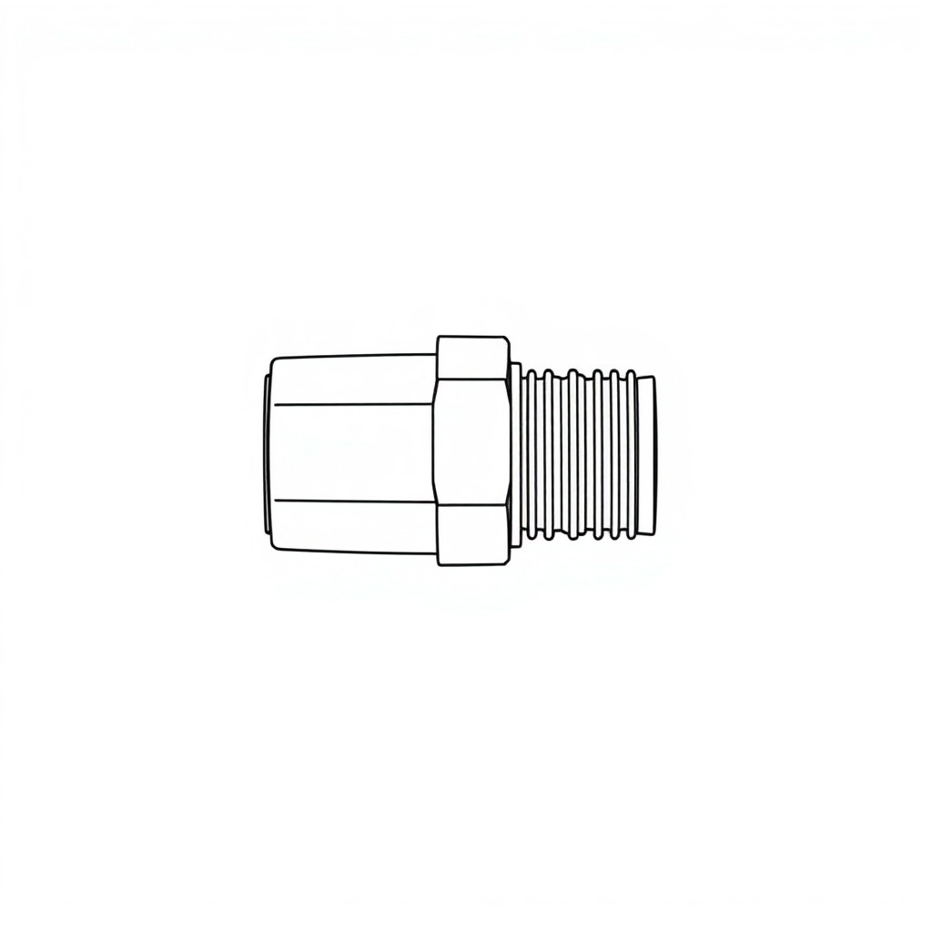 1/8'' NptF x 6mm Tube Push In Fitting STR (HF-00161)