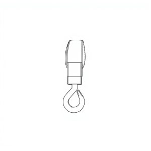 Cargo Lashing Belt Double J Hook Breaking Load: 50KN. Lashing Capacity: 25KN (LS2-H03)