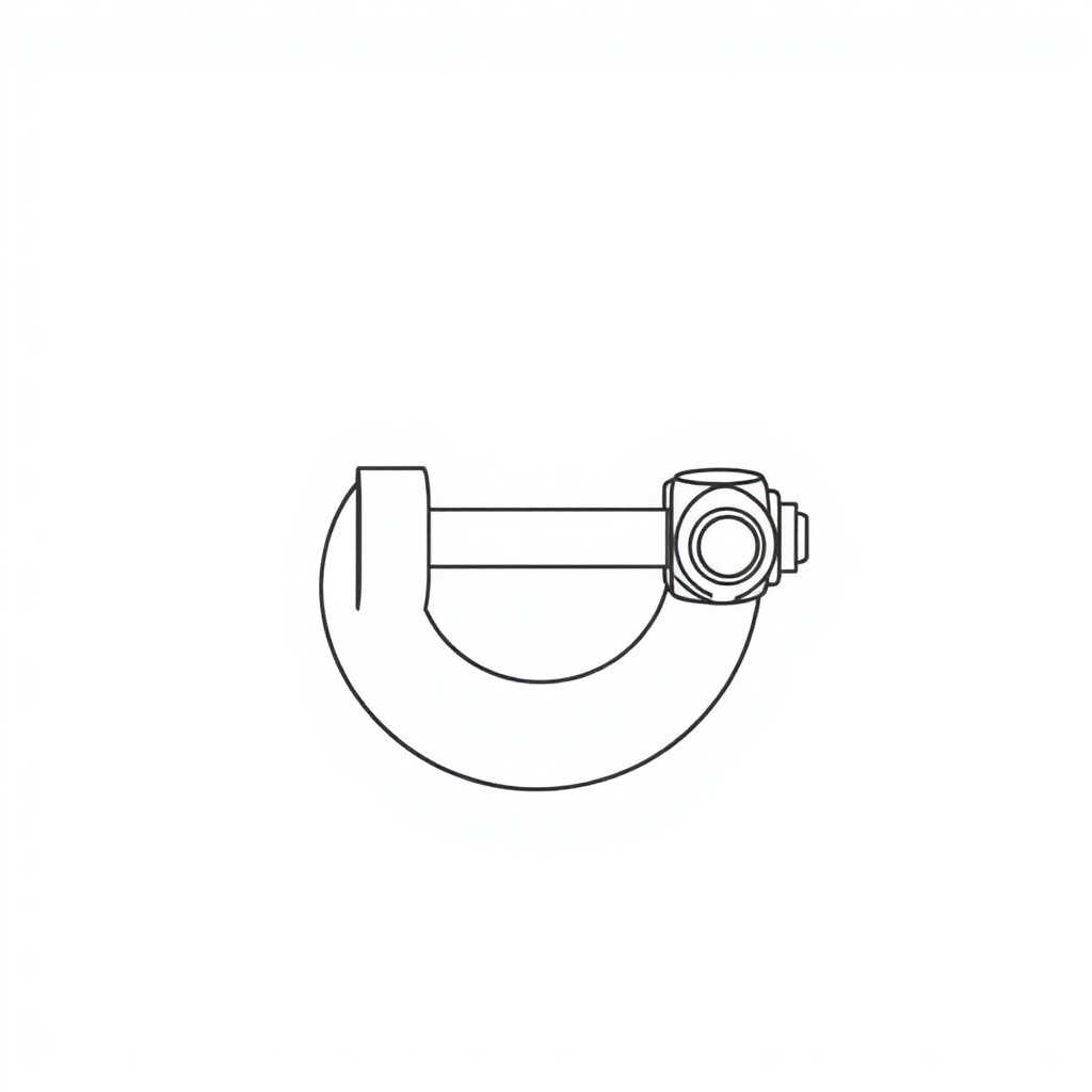 Safety Pin Bolt & Nut Type Bow Shackle - 6.5MT (S6B03)