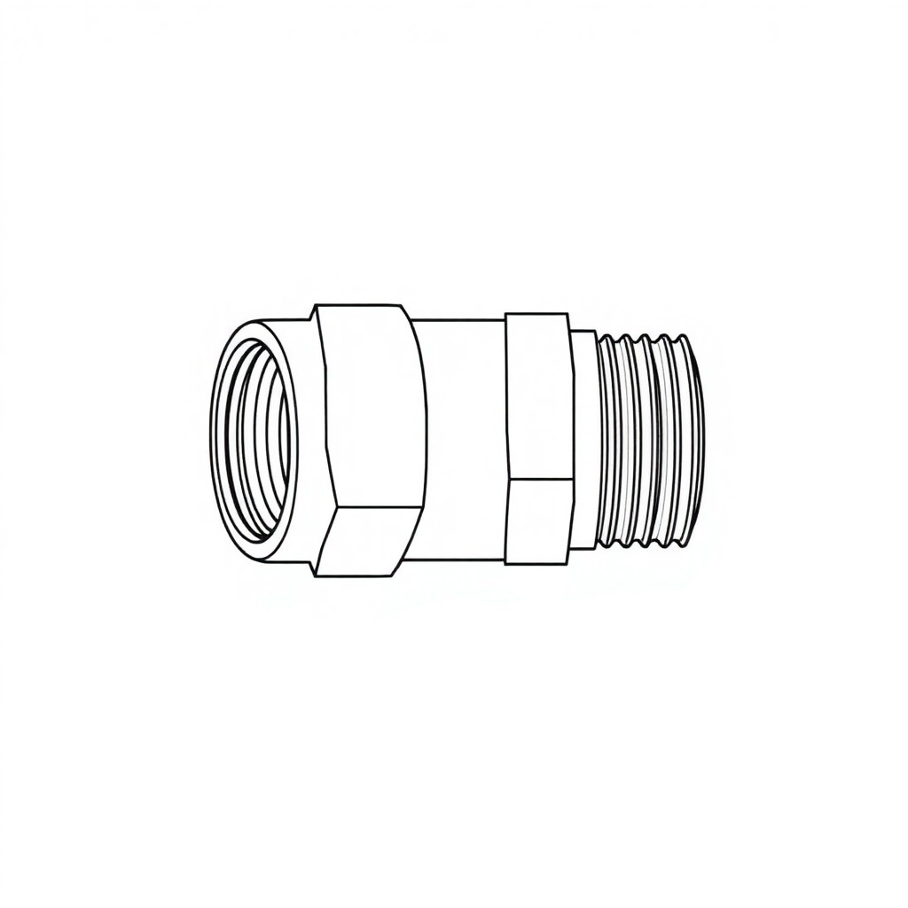Brass Reducer 1/2"NPT (M) X M20 (F) (EL-00449)