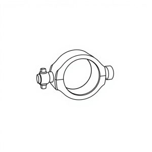 1-1/2" ID S/Steel Single Bolt Clamp PN: UNI 48-51 (CP-00783)