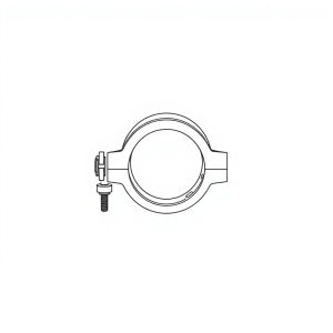Clamp, Bulldog, SS304, 3/8" (BN-00463)