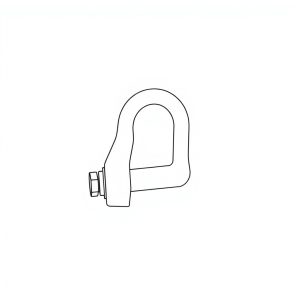 Safety Pin Bolt & Nut Type Bow Shackle -  4.75MT (S4B16)