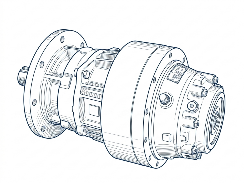 Gearbox Assembly PN: B2008637 (CP-02929)