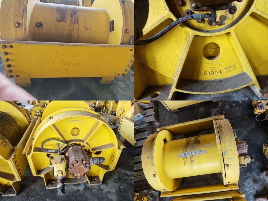 Winch CH22B-60120-01-1, w/ Motor, S/N: 9101718