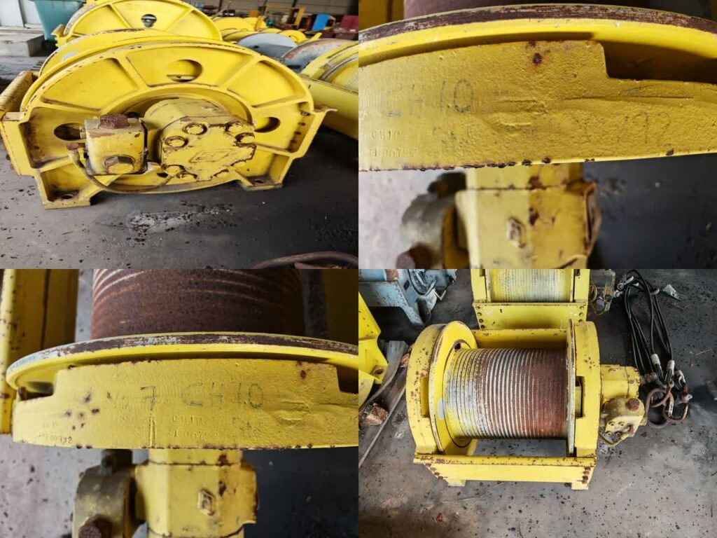 Winch CH10A, w/ Motor, S/N: 8100792