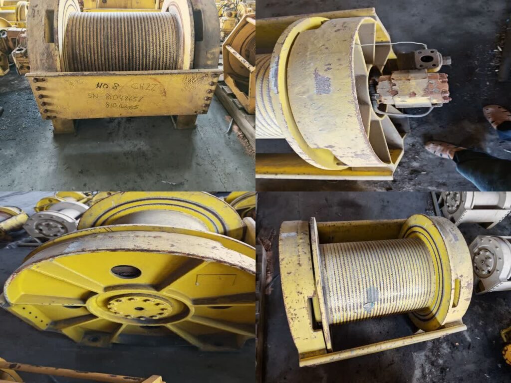 Winch CH22, w/ Motor, S/N: 8104865