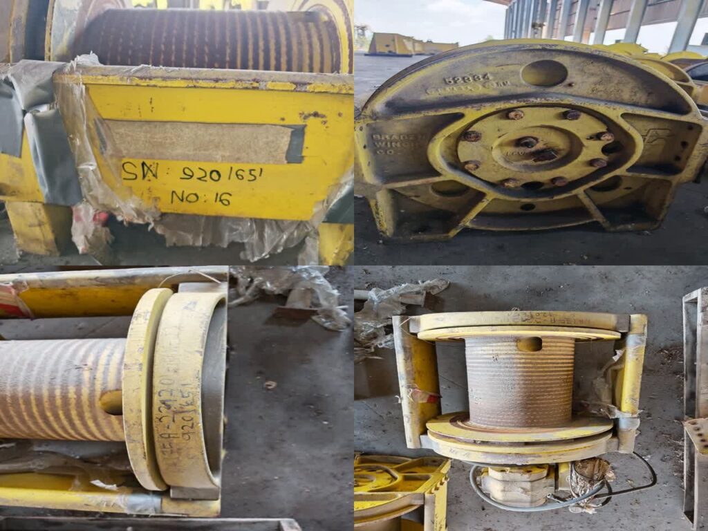 Winch CH175A-23120-01-1, w/ Motor, S/N: 9201651