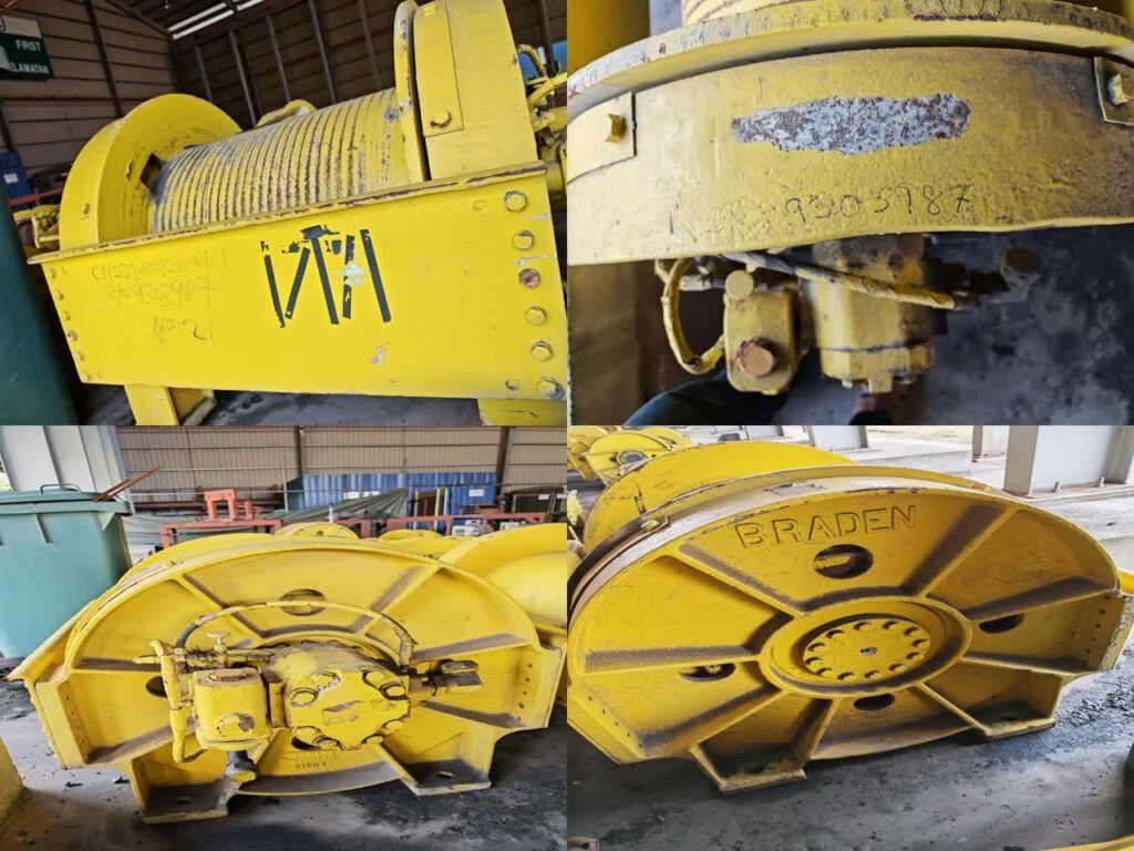 Winch CH22B-60120-01-1, w/ Motor, S/N: 9303967