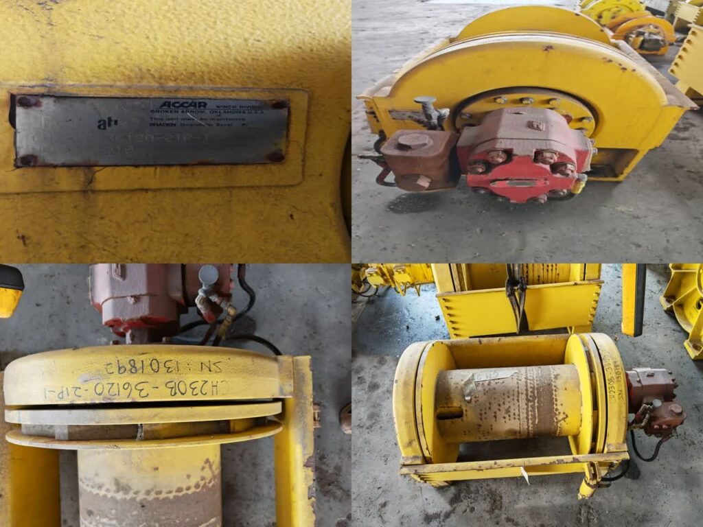 Winch CH230B-36120-01P-1, w/ Motor, S/N: 1301892