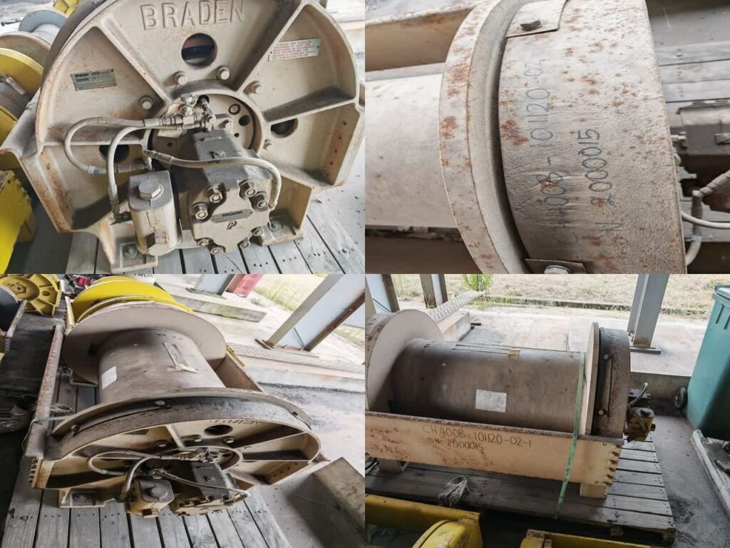 Winch CH400B-101120-02-1, w/ Motor, S/N: 2000015