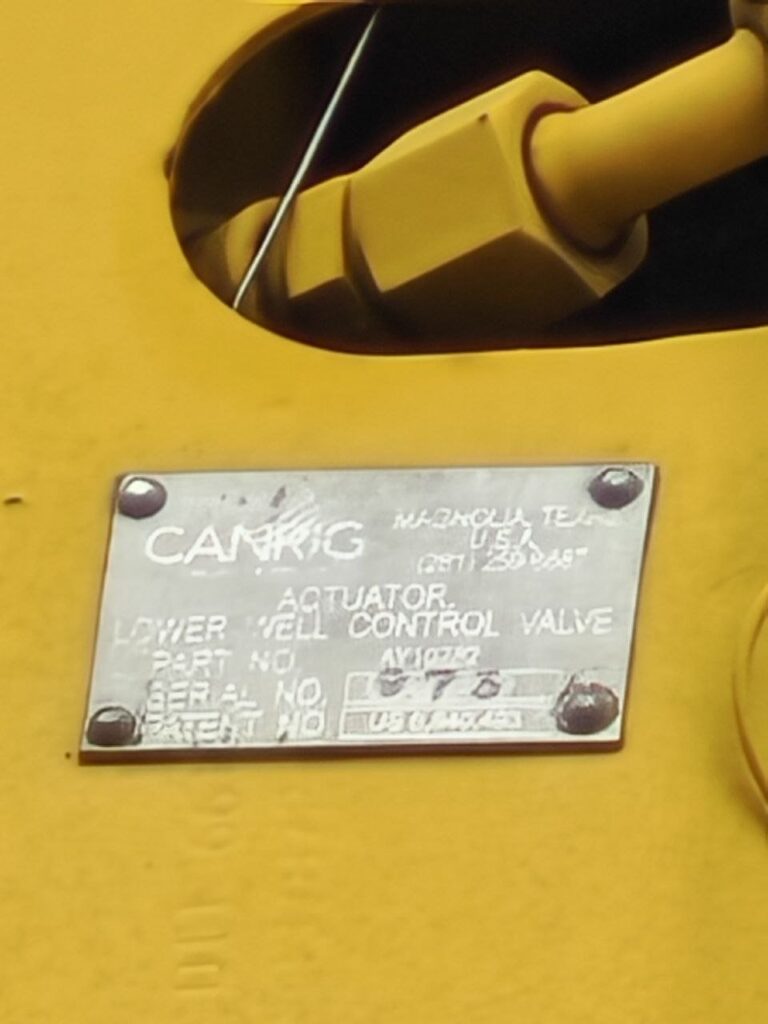 Top Drive, AC, portable 275 ton (motor torque 30,000 ft-lb)