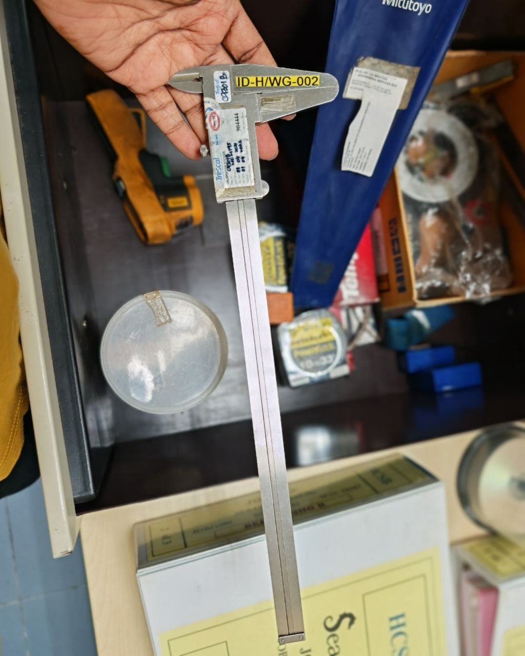 Vernier caliper 0-300 mm, in pouch - Mitutoyo 530-115 (handwritten C/N on pouch; 0-300 mm) - Image 3